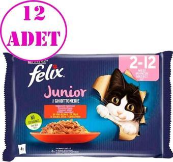 Junior Yavru Kedi Maması 4 x 85 Gr 12 AD