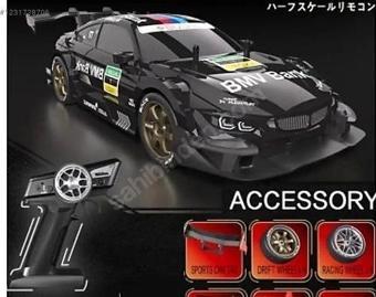 1:16 Hızlı Drift Şarjlı BMW M4 GT3 Spor Araba 4x4 RC Uzaktan kumandalı Yarış Aracı 40 Km/s Hızında H