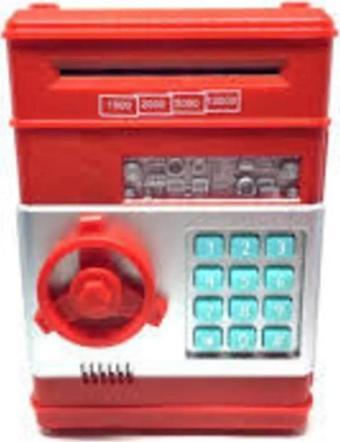 Elektronik Işıklı Sesli Şifreli Kasa Otomatik Kağıt Para Alan Kasa Atm Şifreli Pilli Kumbara