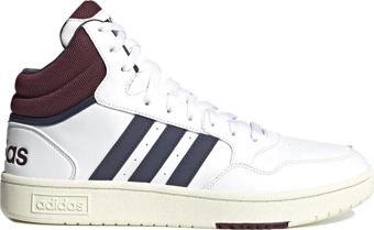 Adidas Hoops 3.0 Classic Vintage Mid Mens Sneaker White Erkek Günlük Spor Ayakkabı Beyaz