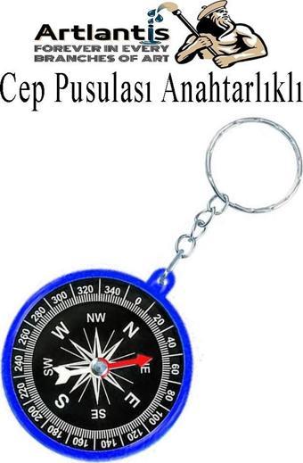 Pusula Anahtarlık Renkli 1 Adet Küçük Pusula Okul Deney Gezi Cep Pusulası Manyetik Pusula Plastik Öğrenci