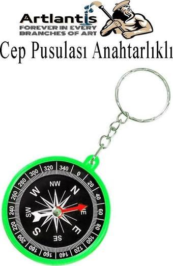 Pusula Anahtarlık Renkli 1 Adet Küçük Pusula Okul Deney Gezi Cep Pusulası Manyetik Pusula Plastik Öğrenci