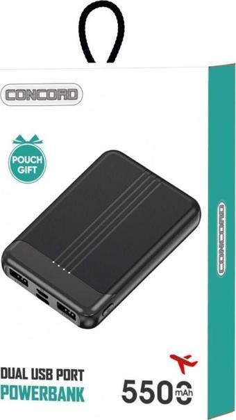 Storemax C-121 Çift Usb Micro Type-C Şarj Girişli 5500Mah Powerbank En Yeni 440583