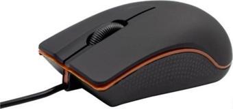 Toptan Bulurum Concord C-26 Usb Kablolu Mouse 3 Button 3D Optik Ergonomik Dizayn