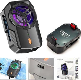 Zuhudi 5T0Ck Sr-Mc4 Telefon Soğutucu Şarjlı Rgb Fanlı