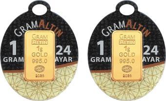 Tuğrul Kuyumculuk 2 Adet 1 Gram 24 Ayar gram Altın