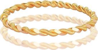 Tuğrul Kuyumculuk 40 gr (Gram) 22 Ayar İşçiliksiz Paftalı Burma Bilezik