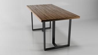 Doffo T Model Metal Ayak Seti Siyah Metal Masa Ayağı