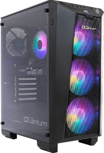 Quantum Wingman G1 Intel i5-12400 16GB DDR4 512GB SSD RTX 4060 8GB FreeDos Gaming Desktop QNDPC10F006483