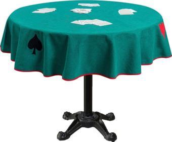 Homaks Oyun Masa Örtüsü Çuha Kumaş 150Cm Daire Nakışlı