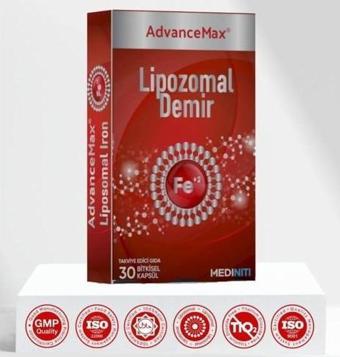 Advancemax Lipozomal Demir 30 Kapsül