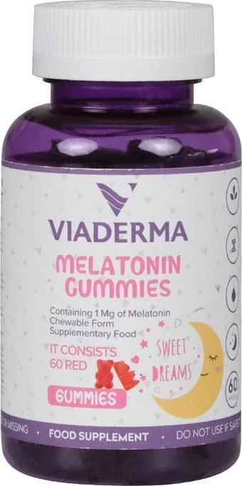 Vıaderma Melatonın 1 Mg 60 Gummıes
