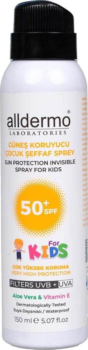 Alldermo Güneş Spreyi Çocuk Spf50+ 150ml