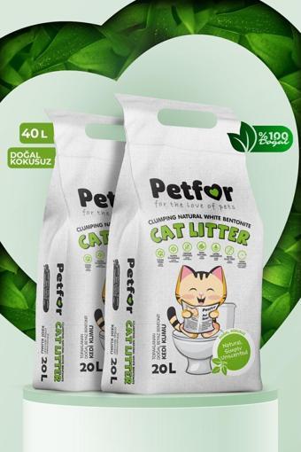 Petfor 20 Lt Natural Kedi Kumu 2 Adet