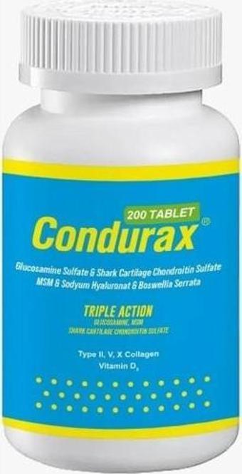 Condurax Glucosamıne Shark Cartılage Chondroıtın 200 Tb