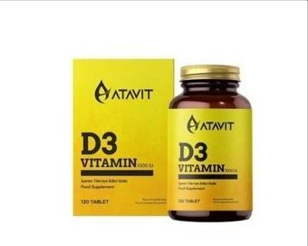 Atavıt D3 Vitamin 1000 Iu 120 Tablet