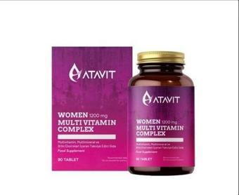 Atavıt Women Multı Vıtamın Complex 1200 Mg 90 Tablet
