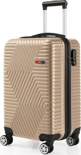G&D Polo Suitcase Abs Gold Kabin Boy Valiz 600.06-K