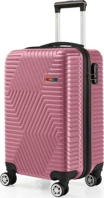 G&D Polo Suitcase Abs Gül Kurusu Kabin Boy Valiz 600.08-K