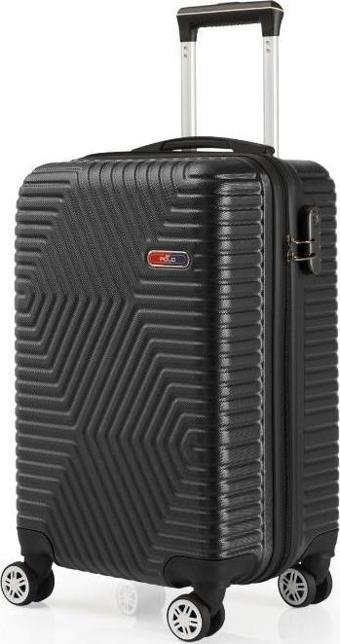 G&D Polo Suitcase Abs Siyah Kabin Boy Valiz 600.01-K