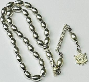 Han Ticarethane Gümüş Benzetme Metal Tesbih