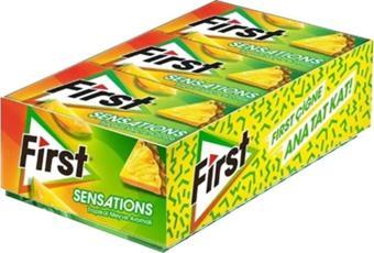 First Sensations Tropikal Meyve Aromalı Sakız 12 x 27 G