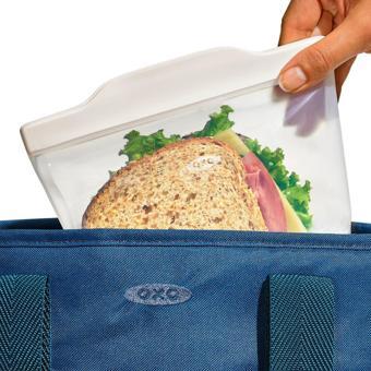 Oxo Silikon Sandviç Saklama Torbası 828 Ml