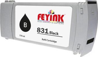 ® Hp Latex 831C Black (B) Orijinal Mürekkep Dolumlu Feyink Kartuş 775ml 315/330/335/360/365