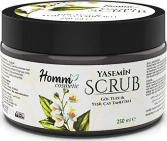 Hommcozmetic Yaseminli Yeşil Çaylı Bitki Tanecikli Scrub 250 Ml-Yaseminli Scrub