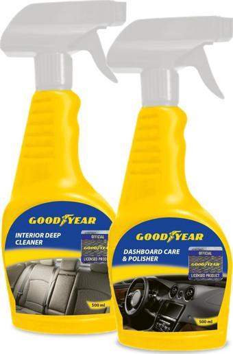 GOODYEAR TORPİDO CİLASI VE DÖŞEME TEMİZLEYİCİ SETİ 500 ML