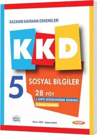 Kurmay Yayınları 5. Sınıf Sosyal Bilgiler Haftalık Kazanım Kavrama Denemeleri - Kurmay Yayınları