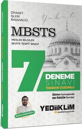 Yediiklim MBSTS 7 Deneme Çözümlü - Burhan Karakışla Yediiklim Yayınları - Yediiklim Yayınları