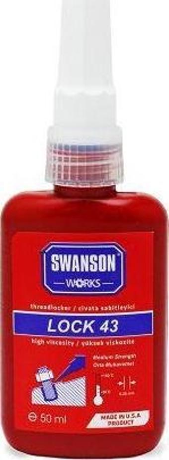 Civata Sabitleyici - SW LOCK 43, SWANSON, 50 ml