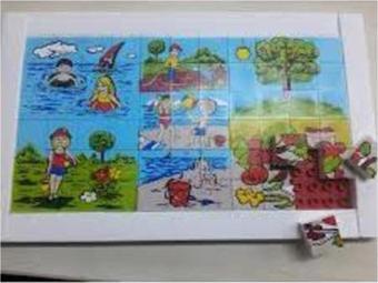 Güçlü Plastik 67 Parça Puzzle Yaz Mevsimi