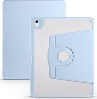iPad Air 13 2025 M3 Kılıf Termik Kalem Bölmeli Dönebilen Standlı Kılıf