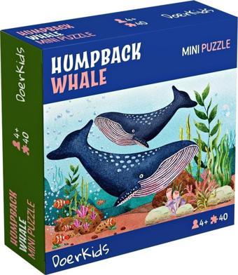 Doerkids Doer Kids Kambur Balinalar Mini Puzzle 40 Parça Renkli