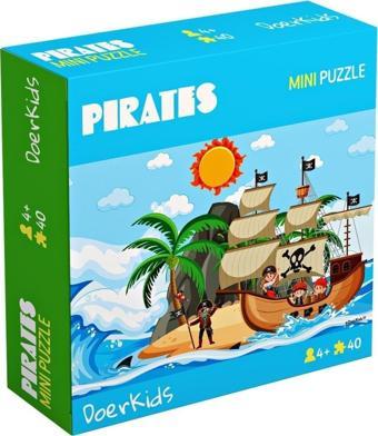 Doerkids Korsanlar Mini Puzzle | 40 Parça 3-7 Yaş
