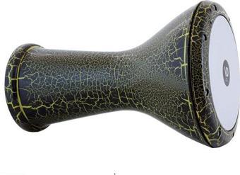 Vatan Sarı Döküm Çatlak Boyalı Darbuka (Taşıma Çantası Hediyeli)