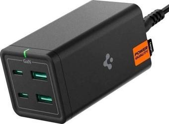 Spigen USB C Şarj Cihazı 120W [GaN III] 4 Bağlantı Noktalı USB C Şarj İstasyonu 100W