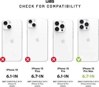 UAG Plyo MagSafe iPhone 15 Pro Max Kılıfı Plyo - Ice/Rose Gold