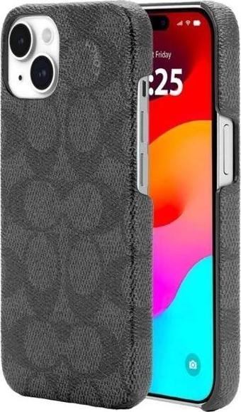 Coach iPhone Kılıfı Kömür Rengi