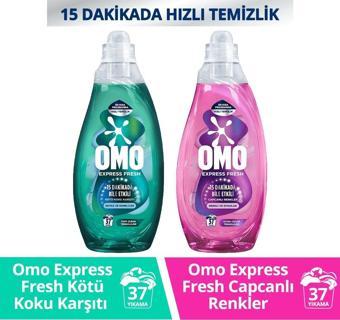 Omo Express Fresh Beyaz Ve Renkliler 1480 ml Renkli Ve Siyah 1480 ml