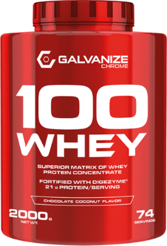 100 Whey Protein Tozu 2000 gr Chocolate & Coconut