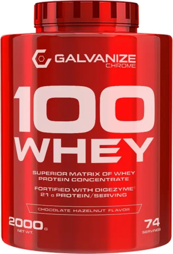 100 Whey Protein Tozu 2000 gr Chocolate & Hazelnut