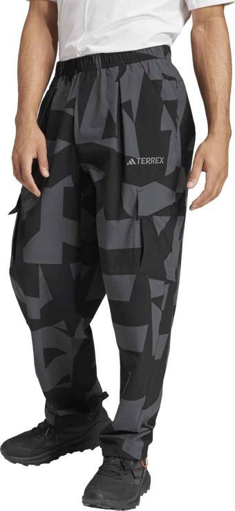 JF3716-E adidas Cargo Aop Pants Erkek Eşofman Altı Antrasit