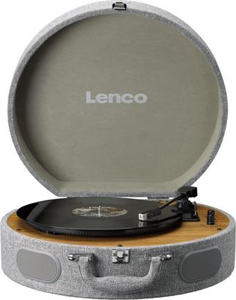 Lenco LS-66-GY Wooden Dahili Hoparlörlü Pikap-LS-66GY