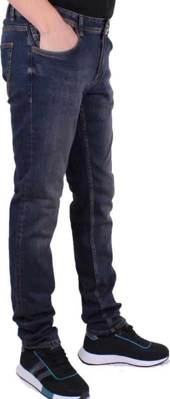 Twister Panama 758-01 Lacivert Düşük Bel Dar Paça Erkek Jeans Pantolon