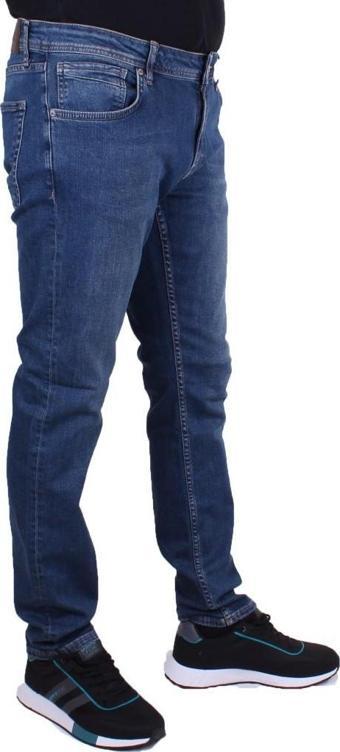 Twister Panama 761-01 Lacivert Düşük Bel Dar Paça Erkek Jeans Pantolon