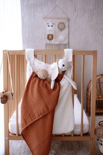 Tba Collection Beşik Yanı Düzenleyici Peluş Torba | Peachy Flowers
