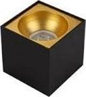HELİOS DEKORATİF S.Ü. KARE ARMATÜR (SİYAH-GOLD)